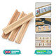 Rounded Wooden Tiles Racks Holders For Numbers and Word Games - 19cm